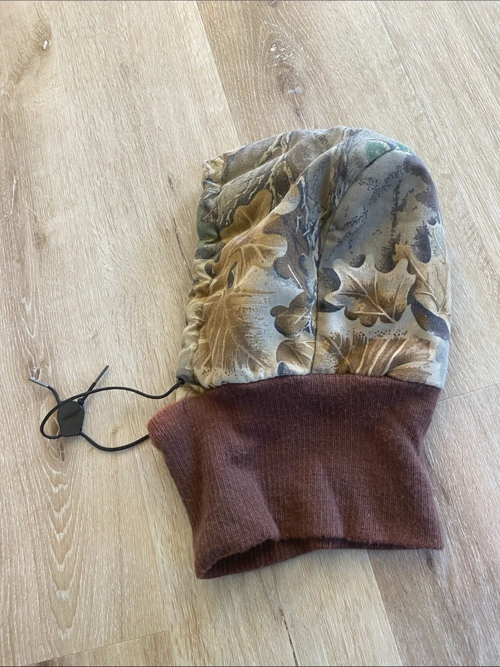 Walls Blizzard Pruf Insulated Canvas Camo Hat Hood One Size Made in USA Vintage